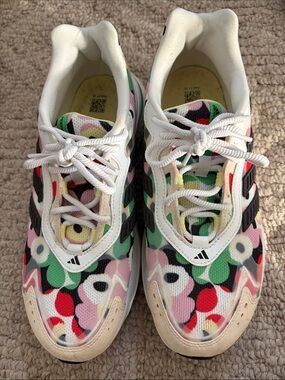 adidas Women's Multicolor Floral-Print Athletic Sneakers